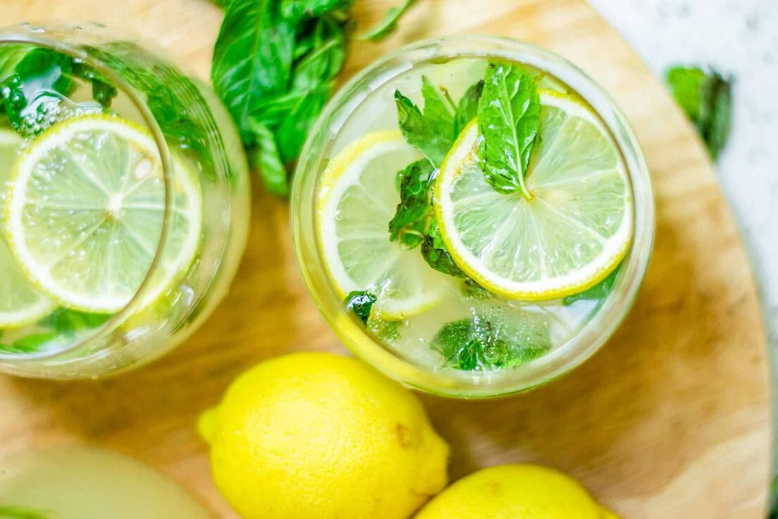 Lemon and Mint Refresher