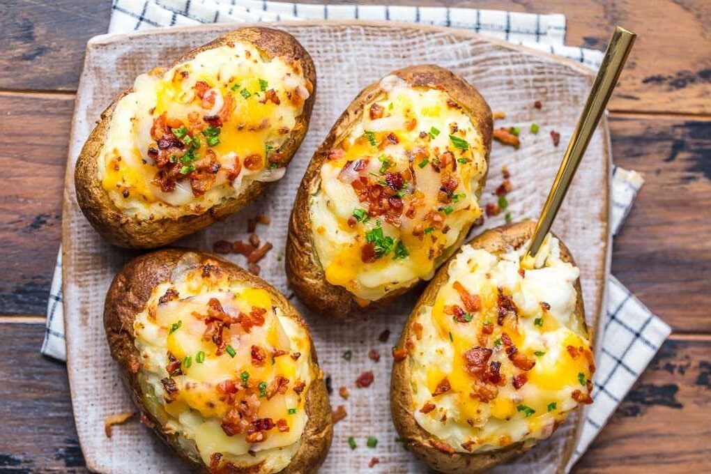 Cheesy Twice-Baked Potatoes